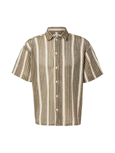 JACK & JONES Cămașă JWHBELLAGIO oliv alb
