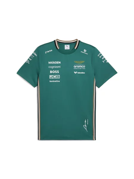 Replika koszulki PUMA x ASTON MARTIN ARAMCO Alonso Motorsport Lux S zielony
