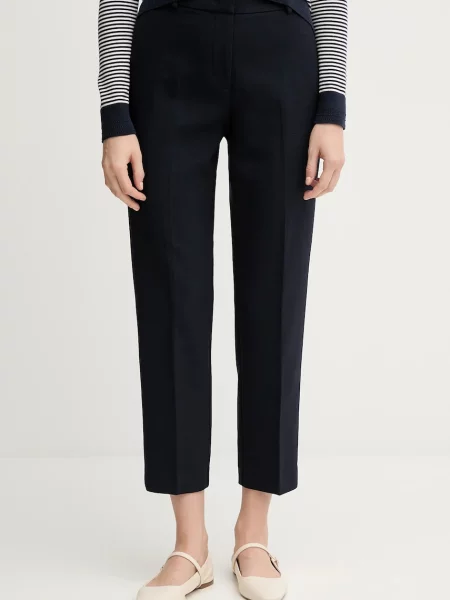 Hlače Tommy Hilfiger mornarsko modra