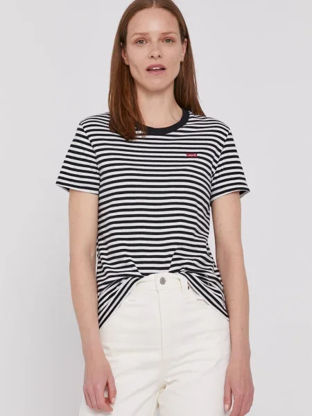 LEVI'S ® Tricou Perfect roșu / negru alb
