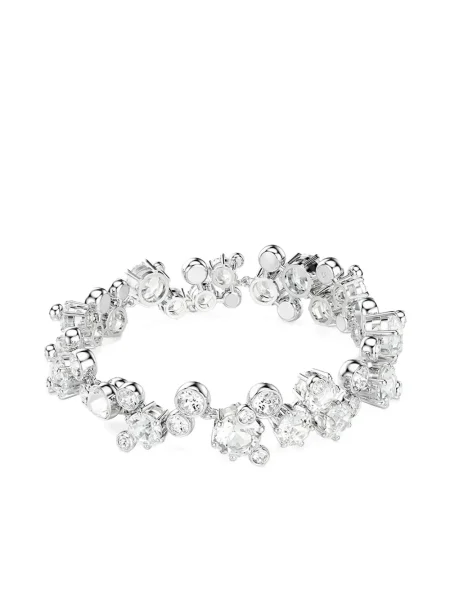 Brăţară Swarovski de cristal argintiu