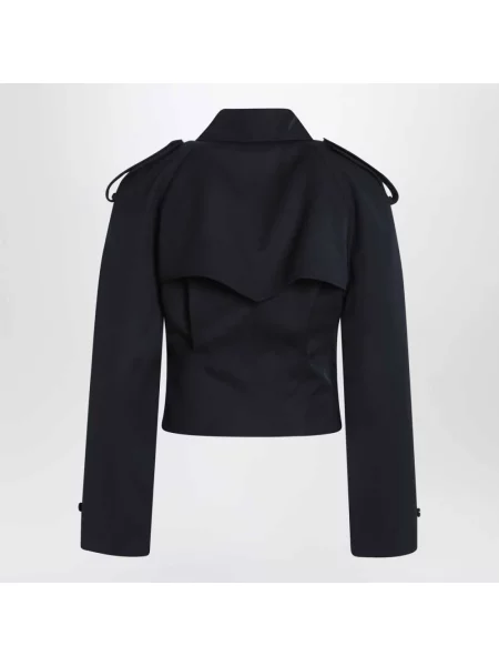 Lekki płaszcz Alexander Mcqueen niebieski