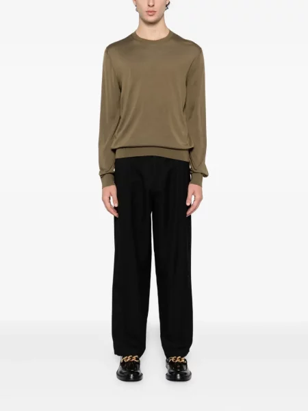 Tricou Tom Ford de mătase verde