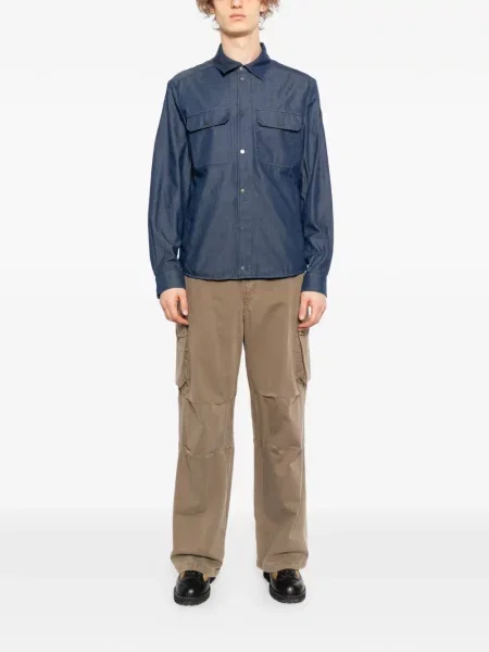 Geacă de blugi Moncler albastru