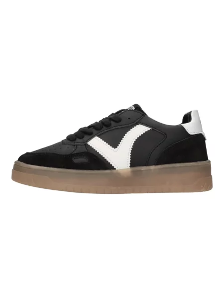 Sneakersy Victoria skórzane czarne