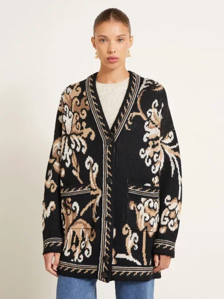 Etro Kardigan schwarz czarny