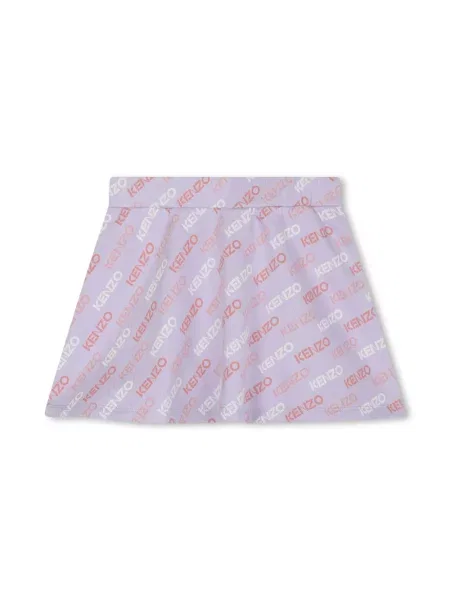 Spódnica mini dziecięca Kenzo fioletowa