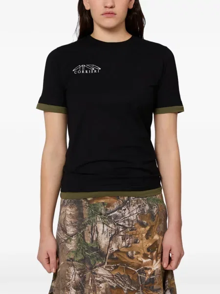 Koszulka Gina Corrieri z nadrukiem czarna