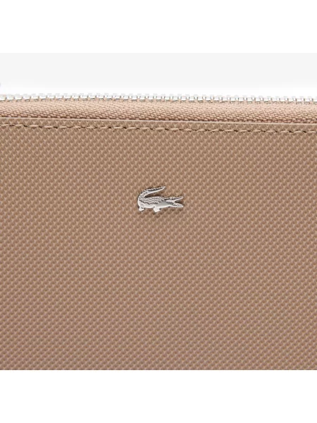 Lacoste Portfel Zapinany Na Daily City brązowy