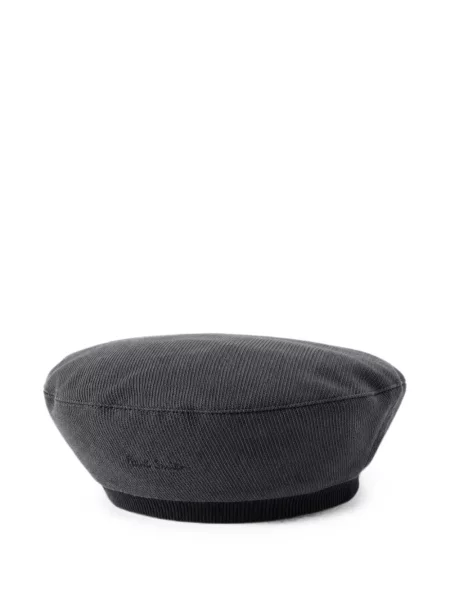 Căciulă Paul Smith din țesătură twill gri