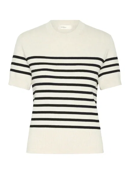 InWear Pulover Wallis negru alb