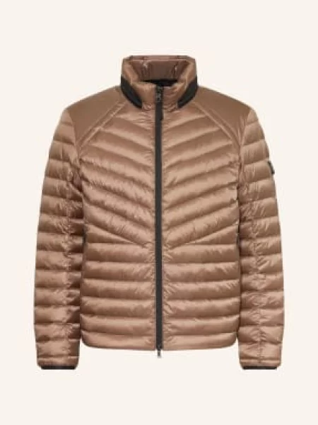 Bogner Peřová Bunda Liman-D hnědá černá