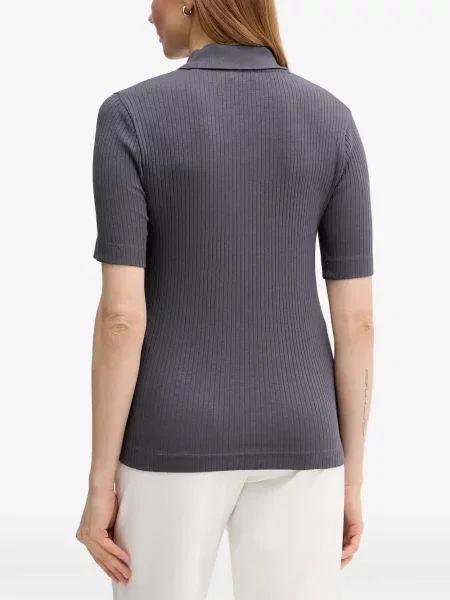 Πλεκτό polo Marc O'polo γκρι