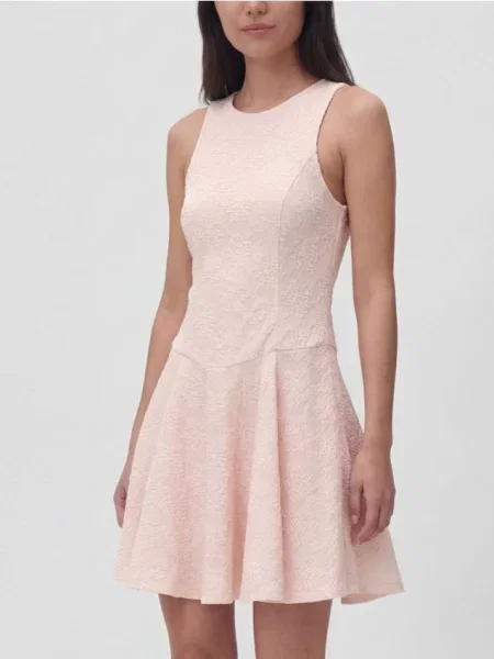 Reserved Rochie mini roz-pastel roz