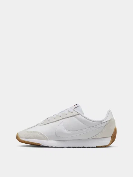 Кожаные повседневные кроссовки Nike белые