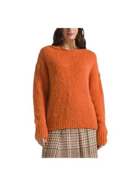 Sweter Seventy pomarańczowy