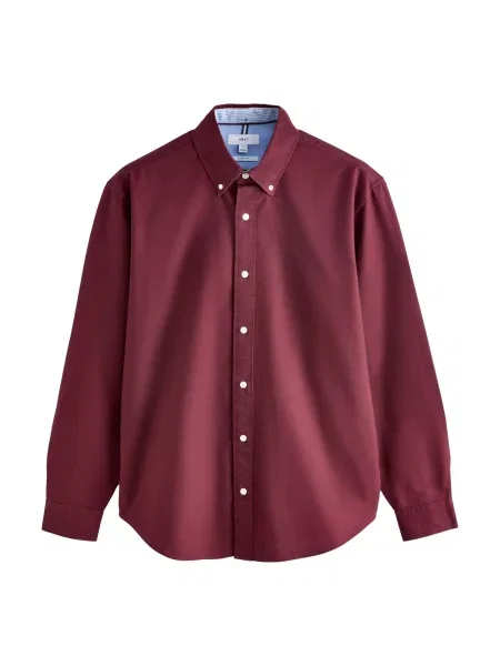 Next Cămașă burgundy roșu