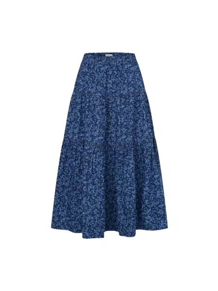 Spódnica maxi Lollys Laundry niebieska