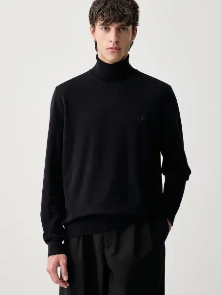 Fred Perry golf z wełną granatowy
