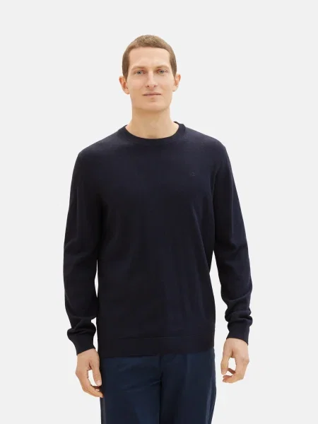 Tom Tailor Pulover Bleumarin