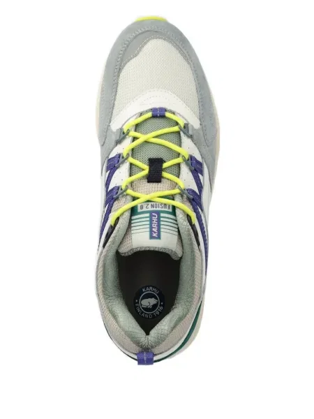 Sneakerși Karhu din piele de căprioară alb