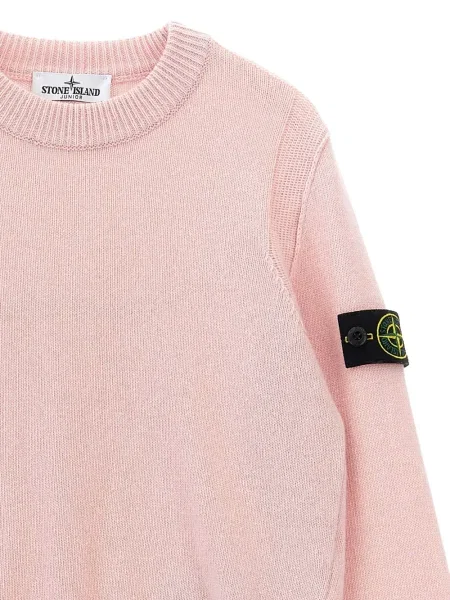 Sweter dziecięcy Stone Island różowy
