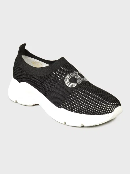Кроссовки Cesare Casadei черные