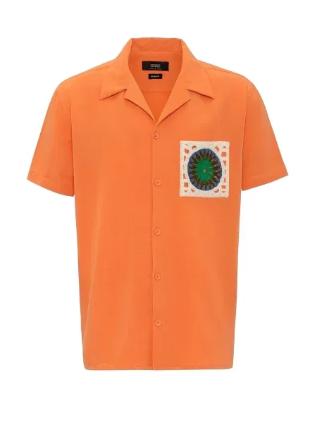 Antioch Srajca mešane barve oranžna