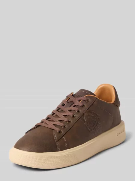 Sneakersy z detal z logo model Buck' Blauer