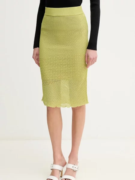 Pinko fustă verde