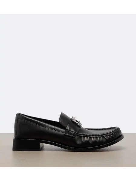 Кожени лоуфъри Roger Vivier черно