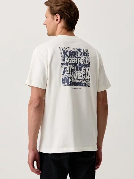 Karl Lagerfeld Jeans tricou pentru bărbați din bej