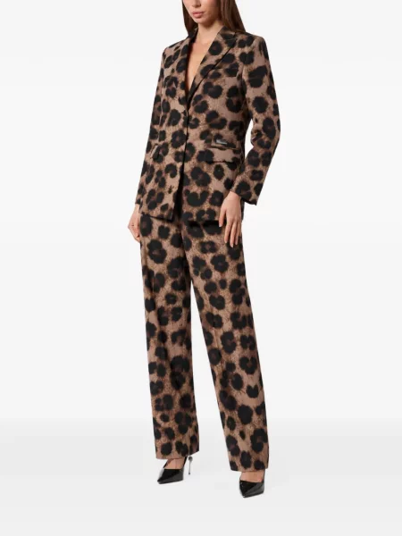 Sacou Philipp Plein cu model leopard maro