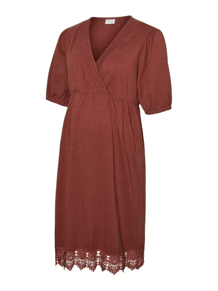 MAMALICIOUS Obleka MLALISA rjasto rjava