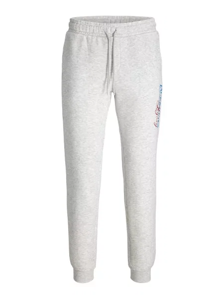 JACK & JONES Pantaloni JPSTGORDON albastru / roșu / amestacat alb