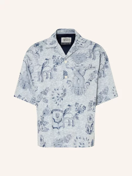 Scotch & Soda Letní Košile Volného Střihu tmavě modrá