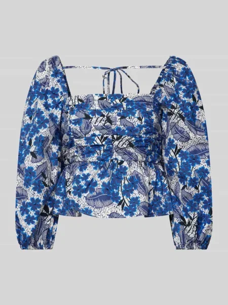 Weekend Max Mara bluzka wzorzysta niebieski