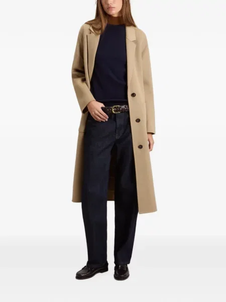 Palton Woolrich de lână cu rever
