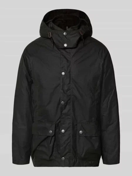 Parka o kroju regular fit z czystej bawełny Barbour oliwkowa