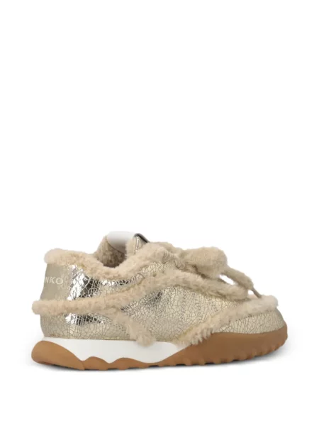 Sneakerși Pinko din piele de oaie
