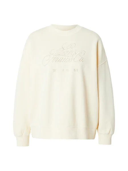 Levi's® Oversized Mikina tmavě žlutá bílá