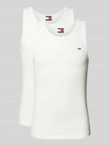 Koszulka Tommy Jeans z logo biała