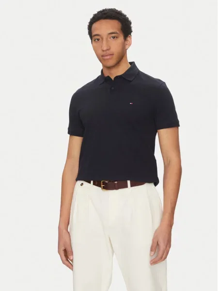 Tommy Hilfiger Polo Vertical tamnoplava