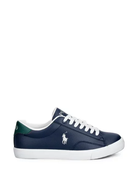 Sneakersy dziecięce Polo Ralph Lauren niebieskie