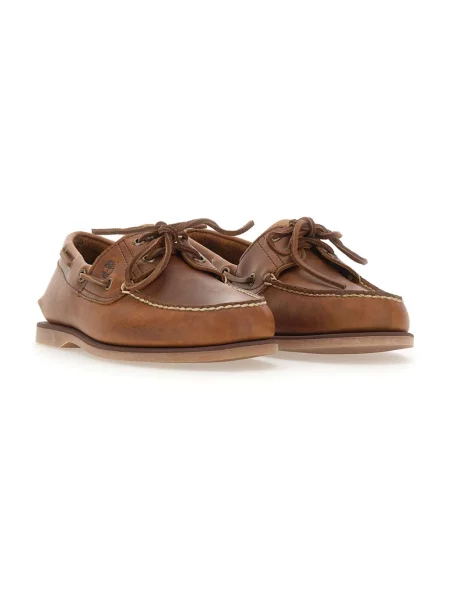 Półbuty Timberland skórzane klasyczne brązowe