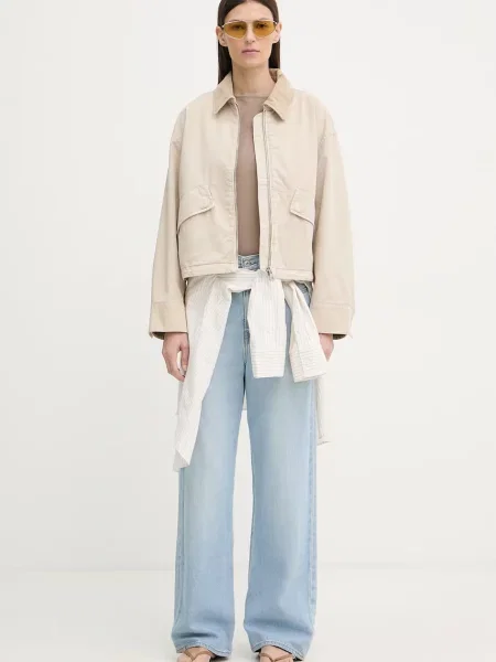 Top Levi's s lodičkovým výstřihem hnědý