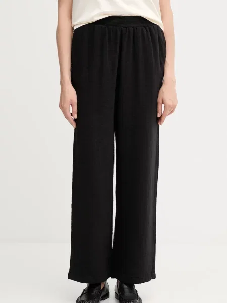 Calvin Klein Jeans spodnie proste high waist czarny