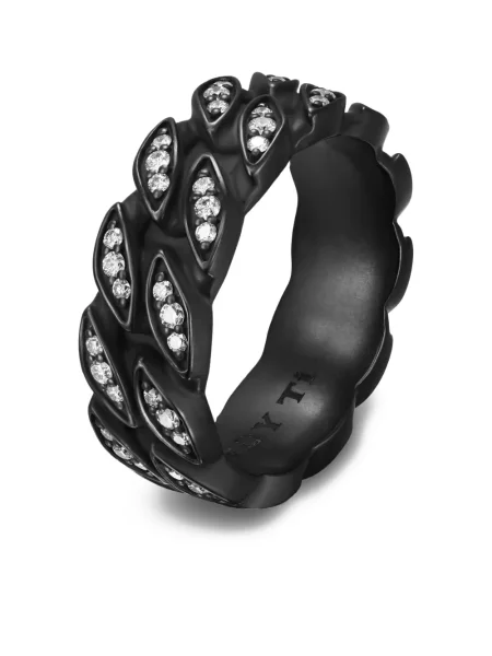 Пръстен David Yurman черно