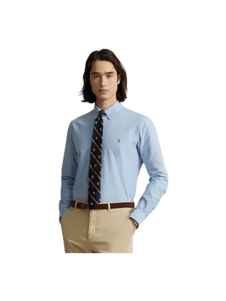 Polo Ralph Lauren Koszula Cupdppcs Błękitny Custom Fit niebieska