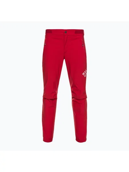 Maloja UlmusM softshellové kalhoty červené